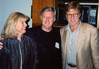 Pat and Gail host Robert Redford